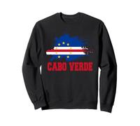 Love Cape Capo Verde Distressed Flag Independence Day Felpa