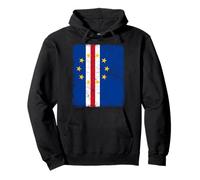 Love Cape Capo Verde Distressed Flag Independence Day Felpa con Cappuccio