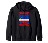 Love Cape Capo Verde Distressed Flag Independence Day Felpa con Cappuccio