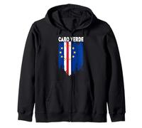 Love Cape Capo Verde Distressed Flag Independence Day Felpa con Cappuccio