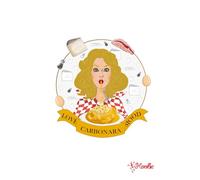 Love Carbonara Mood: Funny Italian Food-Themed Notebook for Pasta Lovers - Dot Grid Journal, 6"x9", 200 Pages