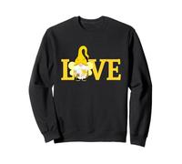 Love - Carino Honey Bee Garden Gnome Love Citazione Felpa
