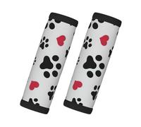Love Cat Paw Cuore Cucciolo Piede Stampa Elegante Bagagli Wrap Grips Valigia Wrap Grips Identificatori per Facile Viaggio Comfort