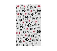 Love Cat Paw Cuore Cucciolo Piede Stampa Stampa Esterna Bandiera Decorativa Display Tutte Le Stagioni Modello su un solo lato Cortile Portico Patio