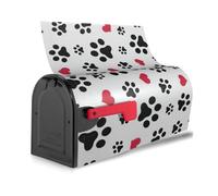 Love Cat Paw Heart Puppy Foot Print riutilizzabile impermeabile copertura per cassetta postale magnetica per unico facile da identificare cassette postali