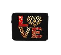Love Character Dark - Borsa per computer portatile da 13 pollici, tasca per | Custodia protettiva leggera per computer portatile per tablet da lavoro