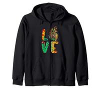 Love Cocker Spaniel Dog Sunflower Tie Dye Funny Puppy Lover Felpa con Cappuccio