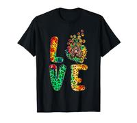 Love Cocker Spaniel Dog Sunflower Tie Dye Funny Puppy Lover Maglietta