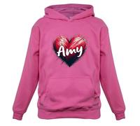 Love Cuore Amy - Bambini Felpa/Maglione - Cantante Testo Ventola Tour Concerto
