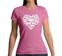 Love Cuore Animali Bats T-Shirt - Chiroptera - Pipistrello - - Domestici