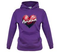 Love Cuore Ariana - Bambini Felpa/Maglione - Canzone Cantante Ventola Grande
