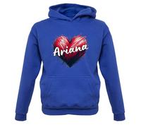 Love Cuore Ariana - Bambini Felpa/Maglione - Canzone Cantante Ventola Grande