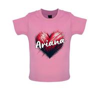 Love Cuore Ariana - Bambino T-Shirt / Body - Canzone Cantante Ventola Grande