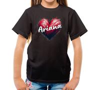 Love Cuore Ariana - T-Shirt - Canzone Cantante Ventola Love Grande Music