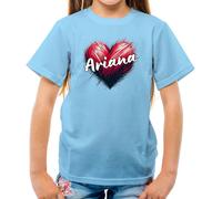 Love Cuore Ariana - T-Shirt - Canzone Cantante Ventola Love Grande Music