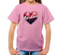 Love Cuore Ariana - T-Shirt - Canzone Cantante Ventola Love Grande Music