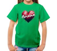 Love Cuore Ariana - T-Shirt - Canzone Cantante Ventola Love Grande Music