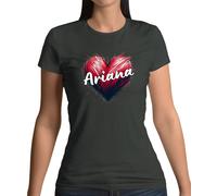 Love Cuore Ariana - T-Shirt - Canzone Cantante Ventola Love Grande Musica