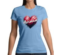 Love Cuore Ariana - T-Shirt - Canzone Cantante Ventola Love Grande Musica