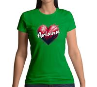 Love Cuore Ariana - T-Shirt - Canzone Cantante Ventola Love Grande Musica