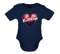 Love Cuore Bulldogs - Bambino T-Shirt / Body - Inglese Francese American Bull