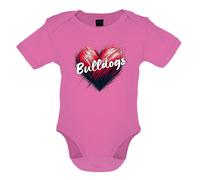 Love Cuore Bulldogs - Bambino T-Shirt / Body - Inglese Francese American Bull