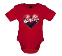 Love Cuore Bulldogs - Bambino T-Shirt / Body - Inglese Francese American Bull