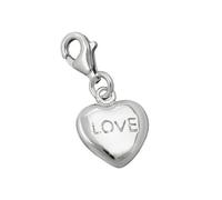 Love Cuore - Ciondolo Charm in Argento Sterlingo 925, Donna