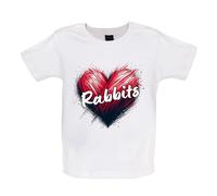 Love Cuore Conigli - Bambino T-Shirt / Body - Olandese Holland Nano Lop Coniglio