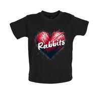 Love Cuore Conigli - Bambino T-Shirt / Body - Olandese Holland Nano Lop Coniglio