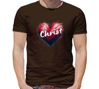 Love Cuore Cristo - T-Shirt - Preghiera Religion Natale Chiesa