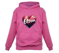 Love Cuore Elton - Bambini Felpa/Maglione - John Rocket Uomo Festival Gig Tour