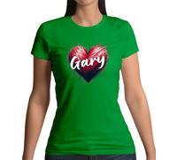 Love Cuore Gary - T-Shirt - Musica Barlow Take Cantante Che Gig