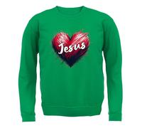 Love Cuore Gesù - Adulti Felpa/Maglione - Cristo Chiesa Preghiera Religion