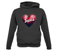 Love Cuore Gesù - Bambini Felpa/Maglione - Cristo Chiesa Preghiera Religion