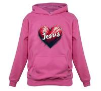Love Cuore Gesù - Bambini Felpa/Maglione - Cristo Chiesa Preghiera Religion