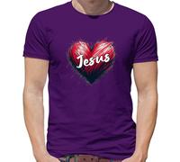 Love Cuore Gesù - T-Shirt - Cristo Chiesa Preghiera Religion Religiose