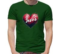 Love Cuore Gesù - T-Shirt - Cristo Chiesa Preghiera Religion Religiose