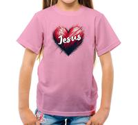 Love Cuore Gesù - T-Shirt - Cristo Chiesa Preghiera Religion Religioso