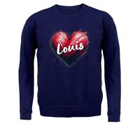 Love Cuore Louis - Bambini Felpa/Maglione - Tomlinson Musica Musicista Band Tour