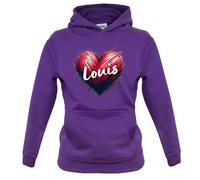 Love Cuore Louis - Bambini Felpa/Maglione - Tomlinson Musica Musicista Band Tour