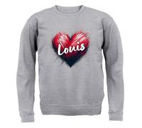 Love Cuore Louis - Bambini Felpa/Maglione - Tomlinson Musica Musicista Band Tour