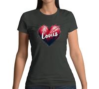 Love Cuore Louis - T-Shirt - Tomlinson Musica Musicista Band Tour Amore