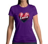 Love Cuore Louis - T-Shirt - Tomlinson Musica Musicista Band Tour Amore