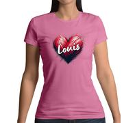 Love Cuore Louis - T-Shirt - Tomlinson Musica Musicista Band Tour Amore