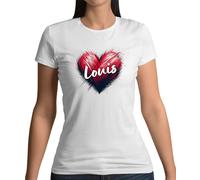 Love Cuore Louis - T-Shirt - Tomlinson Musica Musicista Band Tour Amore