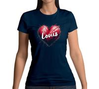 Love Cuore Louis - T-Shirt - Tomlinson Musica Musicista Band Tour Amore