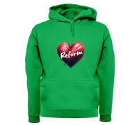 Love Cuore Reform - Adulti Felpa/Maglione - Nigel Festa Farage UK Politica