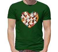 Love Cuore Stile Guinea Suini - T-Shirt - Maiale Cinghiali Animali Carini