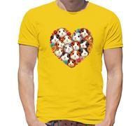 Love Cuore Stile Guinea Suini - T-Shirt - Maiale Cinghiali Animali Carini